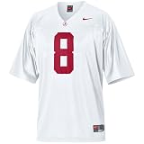 Nike Alabama Crimson Tide #8 White Replica Football Jersey