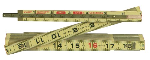 Lufkin X46 Red-End 6-Inch Folding Wood Rule