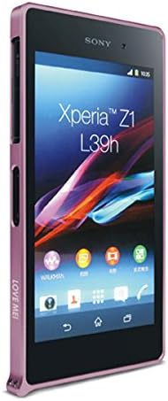 LOVE MEI For Sony Xperia Z1 L39h 0.7mm Aluminum Meter Bumper Frame Case Phone Cover --- Color:12