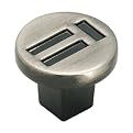 Amerock Evolutions Knobs 4-pk. - Pewter