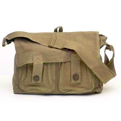 Classic Canvas Punk Retro Look Shoulder Bag