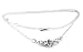 Jewelry : Sterling Silver Interlacing Celtic Knot Chain Adjustable 18" Necklace with Genuine Amethyst