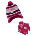 Girls' Princess Hat & Glove Set - Pink 4-16