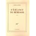 L'�l�gance du h�risson