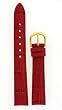 Watch Band Red Genuine Leather Crocodile Grain 14 millimeter Tech Swiss Watch Band Red Genuine Leather Crocodile Grain 14 millimeter Tech Swiss