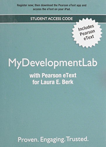 New MyDevelopmentLab with Pearson Etext - Valuepack Access Card - for Child Development