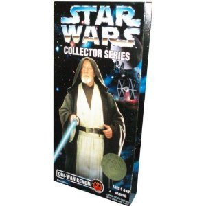 Kenner Year 1996 Star Wars 12 Inch Tall Fully Poseable Figure with Authentically Styled Outfit and Accessories : Obi Wan Kenobi with Hooded Robe and Lightsaber 411GBJoC7kL Kenner Year 1996 Star Wars 12 Inch Tall Fully Poseable Figure with Authentically Styled Outfit and Accessories : Obi Wan Kenobi with Hooded Robe and Lightsaber