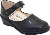 Finn Comfort Women's Canberra Mary Janes,Black Nappa,UK 3.5 M