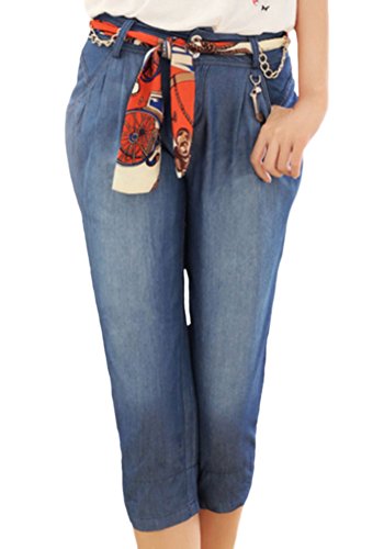 (ゴールドジャパン)Goldjapan カプリパンツボトムス7分丈美脚服ゆったりデニム