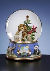 Lion & Lamb - Water Globe