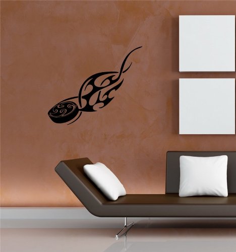 Wall Mural Vinyl Sticker Decal Stylized Hockey Puck Cute Design K267