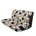Universal-fit Hawaiian Hibiscus Floral Print Bench Seat Cover - Tan