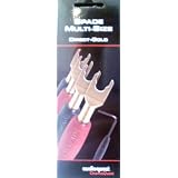 Buy AudioQuest CFSPADEG (4 Pack) 1 4 inch to 5 16 inch Spade Connectors by Audioquest