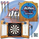 DePaul University Dart Cabinet with Darts and Board