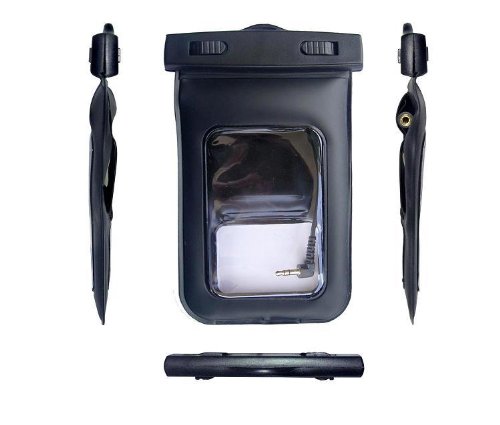 GSI Waterproof Armband Bag for the iPod Touch, iPod Classic, MP3/MP4 Players, Camera Designed for Swimming/Surfing/Water Activities, Includes Custom Waterproof Quality Earphones