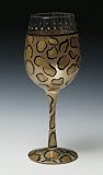Leopard Wine Glass by Lolita