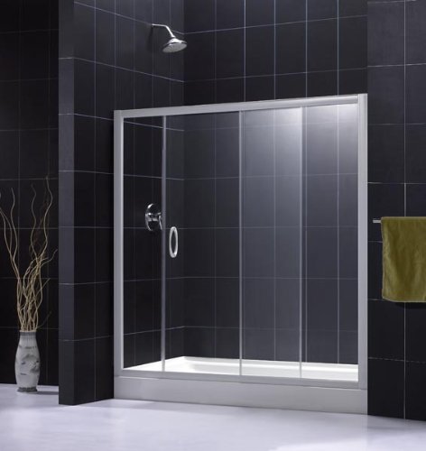 DreamLine SHDR-1060726-01 Infinity Sliding Shower Door, Chrome
