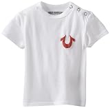 True Religion Unisex-Baby Infant Branded Puff Logo Snap Soft Tee