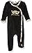 Juicy Couture Baby Girls' Velour Coverall, Black, 0-3 Months