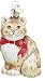 Old World Christmas Glistening Tabby Cat Ornament