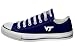 Converse Chuck Taylor All Star Lo Top Navy Virginia Tech Logo White Canvas