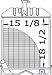 New Radiator 3599709M92 Fits MF 240 & 253