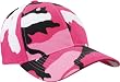 Pink Camouflage Low Profile Adjustable Cap