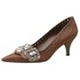Prada Women's Leather Pump, Brown