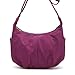 Color Scissor Women's Casual Travel Nylon Shoulder Bag Crossbody Messenger Bag Handbags Purple