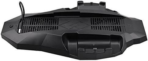 CTYRZCH(TM) 4 Functions Airship Shaped PS4 Unit Vertical Stand + Charging Dock Station + 2 USB Ports + Cooling System for PlayStation 4