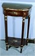 Sterling Rose telephone stand / hall table with drawer - hand painted wood