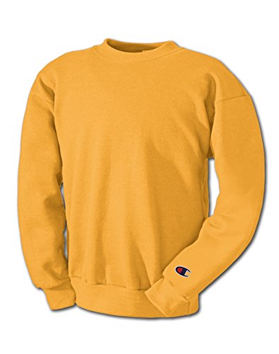 Champion Adult 50/50 Crewneck Sweatshirt, Gold - Size 2X-Large