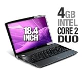 Acer Aspire 8930-6386 - Core 2 Duo T9400 / 2.53 MHz - RAM 4 GB - HDD 320 GB - DVD?RW (?R DL) / DVD-RAM - GF 9600M GT - Gigabit Ethernet - WLAN : 802.11 a/b/g/n (draft) - fingerprint reader - Vista Home Premium 64-bit - 18.4" Widescreen TFT 1680 x 945 ( WXGA+ ) CineCrystal - camera