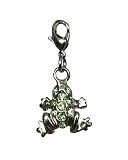 Charm Clip - P3 - Frog ~ Peridot Green