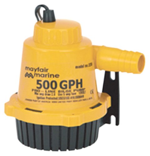 Johnson Pumps of America 22502 Marine Pro-Line 500 GPH Bilge Pump