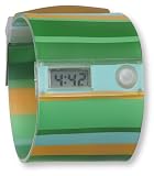 Avalon "Broadway" Digital Cuff Watch, # 3272