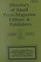 Directory of Small Press/Magazine Editors & Publishers (Directory of Small Press and Magazine Editors and Publishers)
