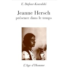 Jeanne Hersch : Pr�sence dans le temps