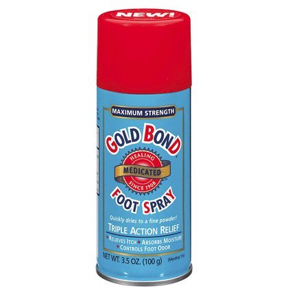 Gold Bond Maximum Strength Foot Spray, Triple Action Relief 3.5 oz (100 g)