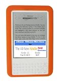 read full review mCover Silicone Skin for Amazon Kindle 3 Keyboard Model (Orange)