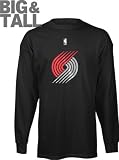 Portland Trail Blazers Big & Tall Primary Logo Long Sleeve T-Shirt