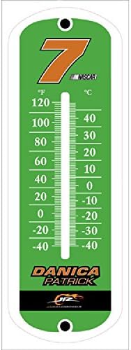DANICA PATRICK #7 NASCAR 12 OUTDOOR THERMOMETER