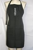 (Adults Only) Black Embroidered Apron FU CK TH AT SH IT