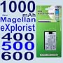 1000mAh Battery Replacement for Magellan eXplorist 400 , 500 , 600 GPS PDA New