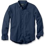 Eddie Bauer Relaxed Fit Signature Twill Solid-Color Shirt