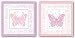 Butterfly Set by The Luntz Collection 8"x8" Art Print Poster