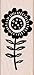Hero Arts Big Bold Flower Woodblock Decorative Stamp