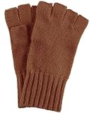 Brown Fingerless Winter Gloves