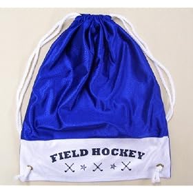 Field Hockey Tote Bag - Black, Red or Royal by 