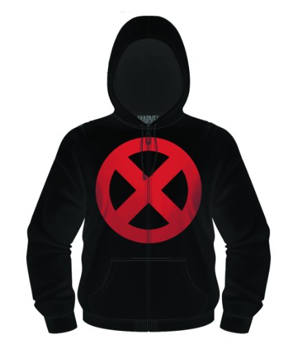 X-men Collegiate X Black Zip-up Hoodie